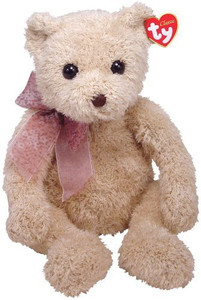 Ty Whistles Cream Sitting Bear