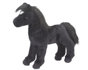 Douglas Cuddle Toys Black Horse