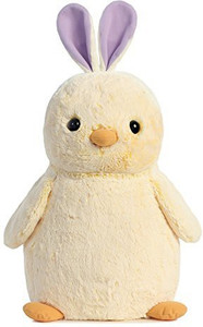 Aurora Pompom Chick With Purple Bunny Ears 16