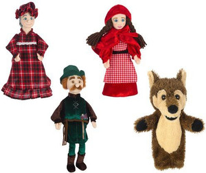 FAO Schwarz Hand Puppets Little Red Riding Hood