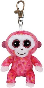 Ty Beanie Boos Ruby - Red Monkey Clip - 25 inch