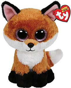 TY Beanie Babies Slick The Brown Fox Plush