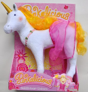 Pinkalicious Goldilicious Unicorn Plush