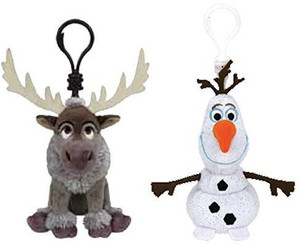 Ty Beanie Ba Set Of 2 Olaf & Sven (Disney Frozen)