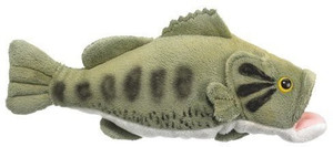 Wildlife Artists Wild Life Artist Large Mouth Bass Plush 10