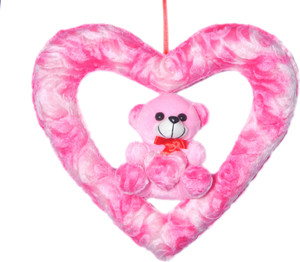 Ktkashish Toys Valetine Spcial Pink Teddy Heart.. - 12 inch