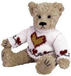 Ty Attic Treasure Heartley The Bear (Large Approx 12