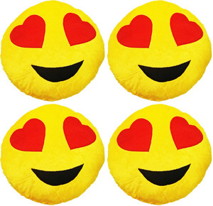 Gold Dust VKI4x1 Smiley Emoticon Decorative Cushion - 15 inch