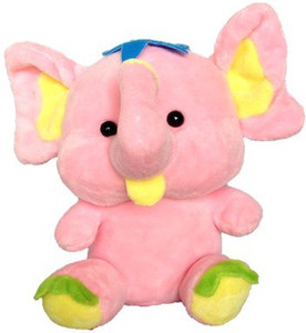 Chinmayi Cute Small Elephant Soft Toy,High Quality - 20 cm