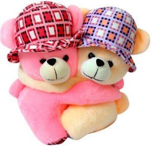 Sana Teddy Couple with hat cm 28  - 28 cm