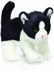Nat and Jules Plush Black And White Catsmall