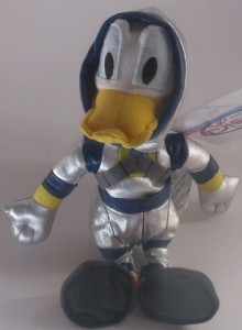 Disney Bean Bag Plush Donald Duck As A Spaceman