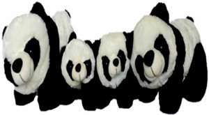 Lata Panda Family Mother Father WITH 2 Cute BABIES - 70 cm