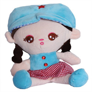 Chinmayi Cute Soft Girl Doll Plush Toy - 20 cm