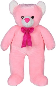 Gleam star Teddy, 3 Feet Soft Toy (Pink)  - 75 cm