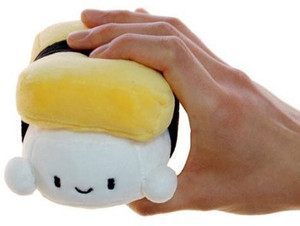 CUSHION PILLOW Japanese SUSHI suctioncup mini cushion kawaii cute gift ~Egg 4.3