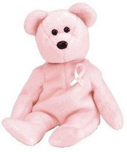 Ty Beanie Babies Cure Breast Cancer Awareness Bear