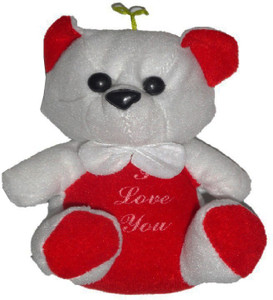Atorakushon MUSICAL SOFT TEDDY BEAR LOVE VALENTINE COUPLE BIRTHDAY GIFT - 16 cm