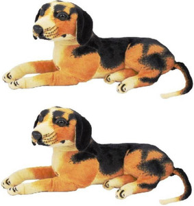 S S Mart Combo of Two Dog soft toy - 32 cm