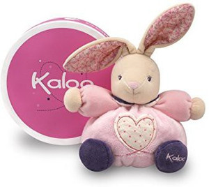 Kaloo Petite Heart Rose Plush Toy, Rabbit, Small - 20 inch