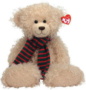 Ty Toas Bear With Oversized Scarf