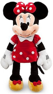 Disney Exclusive Large Red Minnie Mouse Plush 27'' H