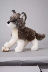 Douglas Cuddle Toys Ashes Wolf 8