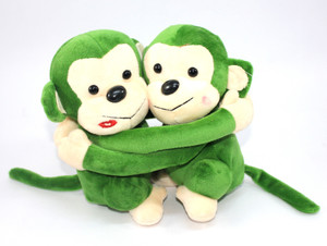 Cuddles Couple Monkey - 20 cm