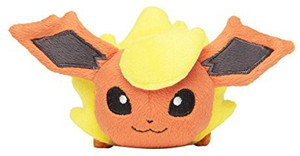 Pokamon Center Original Kuttari Stuffed Flareon - 24 inch