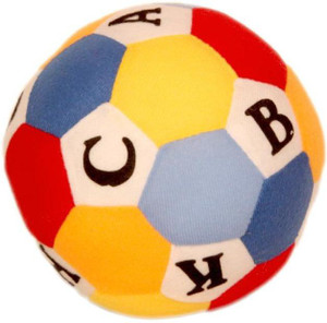 Homeshopeez Soft Toy ABC Ball - 15 cm
