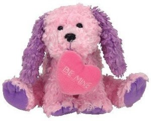 Ty Beanie Babies Sweetiekins Valentine'S Dog