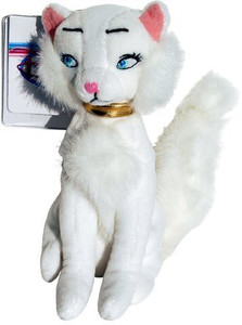 DISNEY Aristocats Duchess The White Cat Mini Bean Bag Plush