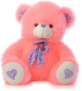 Cuddles Stuffed Bear With Bow - 32 cm
