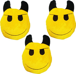 Gold Dust VKI3xE Smiley Emoticon Decorative Cushion - 15 inch