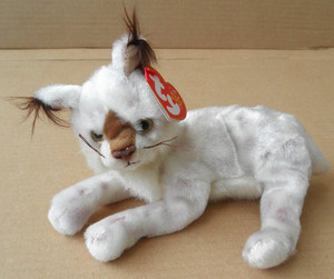 Smartbuy Ty Beanie Babies Tracks The Lynx Animal Plush 7 Inches Long