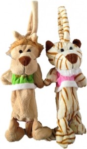 Chinmayi Lion and Tiger Pencil Pouches , Delight your little ones  - 25 cm