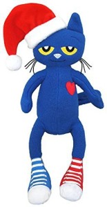 MerryMakers Pete The Cat Saves Christmas Plush Doll15Inch