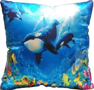 Surbhi Digital Printed Cushion Fish  - 14 inch