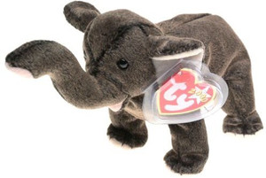 Beanie Babies Ty Beanie - Trumpet the Elephant - 20 inch