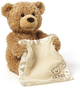 Gund Peek-A-Boo Teddy Bear Animated Stuffed Animal  - 20 inch