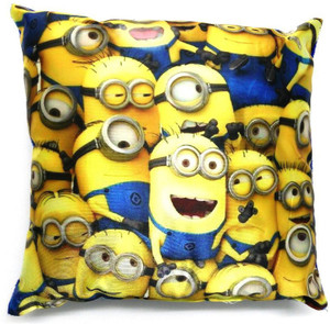 dastaan yellow and blue minion soft cushion pack-2 - 15 cm