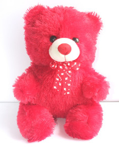 Cuddles Jumbo teddy Red - 60 cm