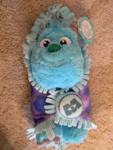 Disney Theme Parks Ba Sulley Plush With Blanket