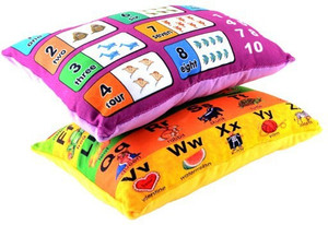 Deals India Educational Pillow (Set Of 2) - 15 inch