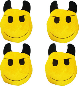 Gold Dust VKI4xD Smiley Emoticon Decorative Cushion - 15 inch
