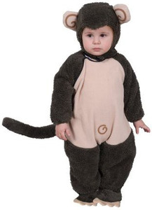 Dress Up America Plush Lil' Monkey - Toddler 4 - 25 inch