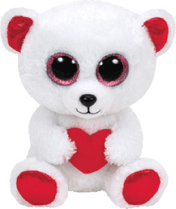 Jungly World CUDDLY BEAR - bear with heart reg - 6 inch