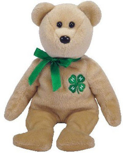 Ty Beanie Babies Clover Bear (4H Club Exclusive)
