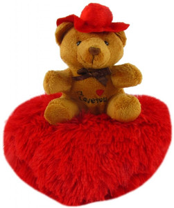Tickles Teddy with Heart - 7 inch