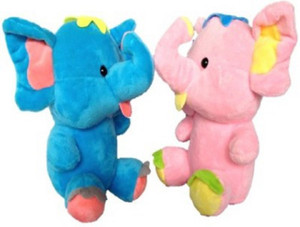 Cuddles Cute Looking Baby Elephants Combo - 20 cm